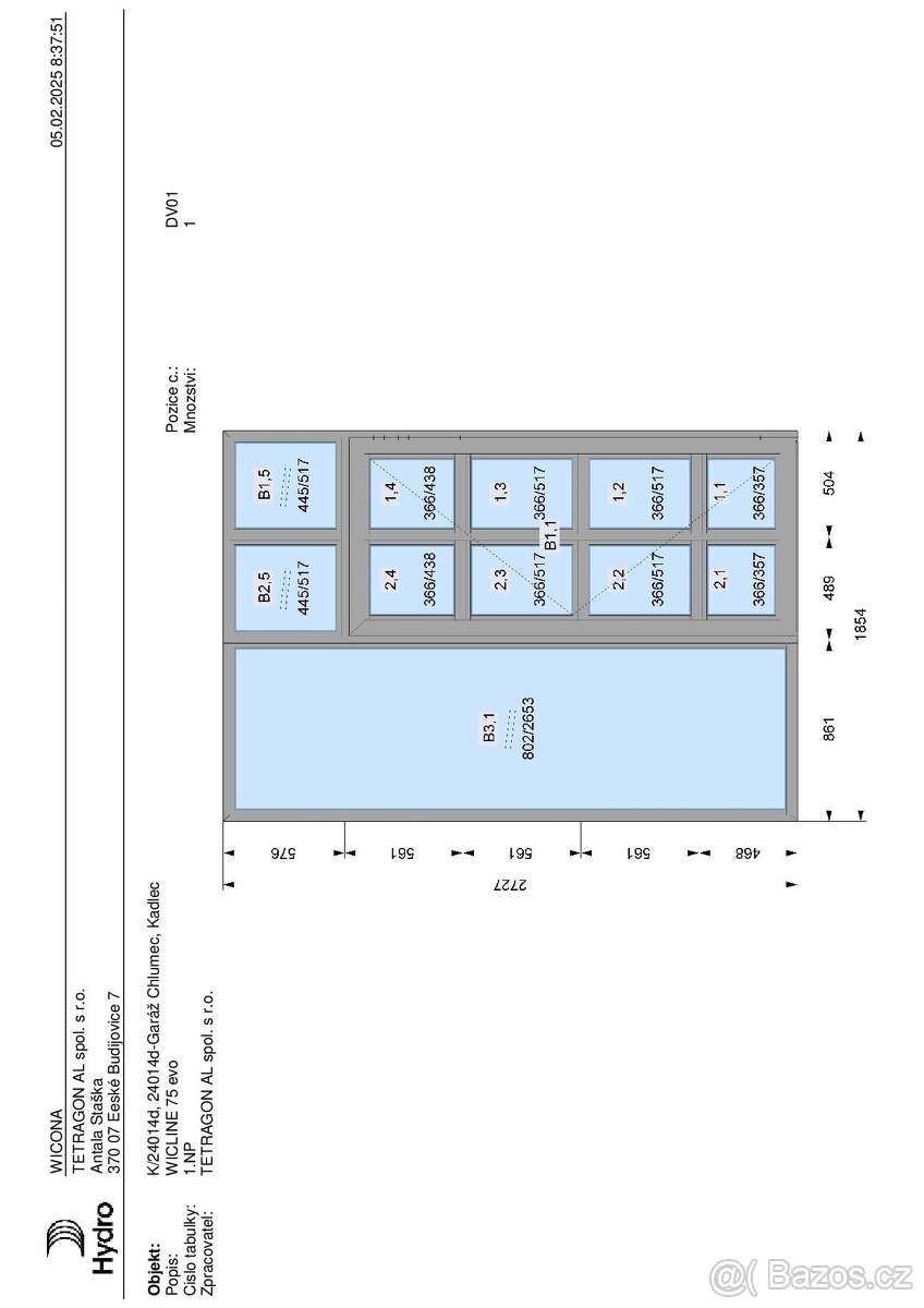 Nová hliníková okna