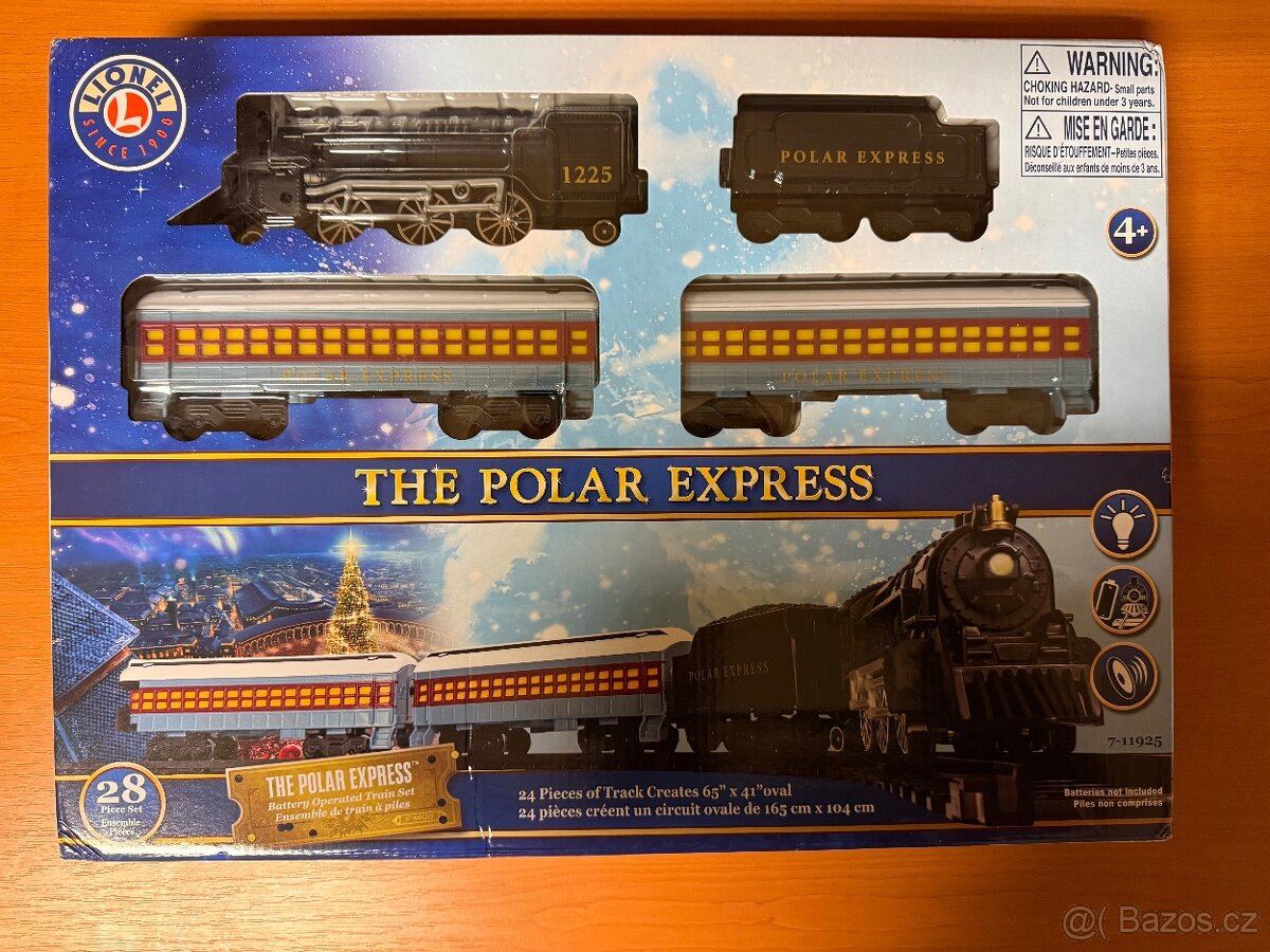 Vánoční vláček pod stromeček - POLÁRNÍ EXPRES