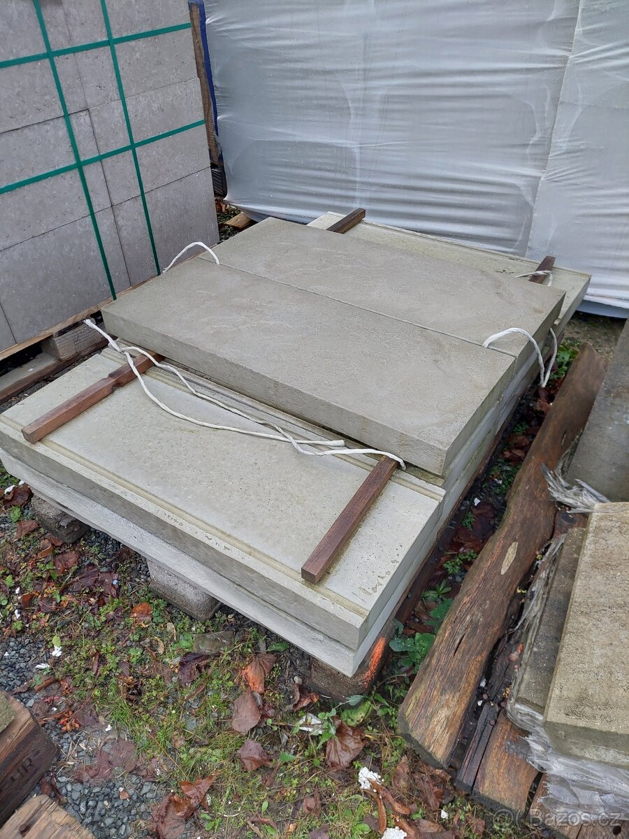 PB zákrytová deska 80x30x6 přírodní