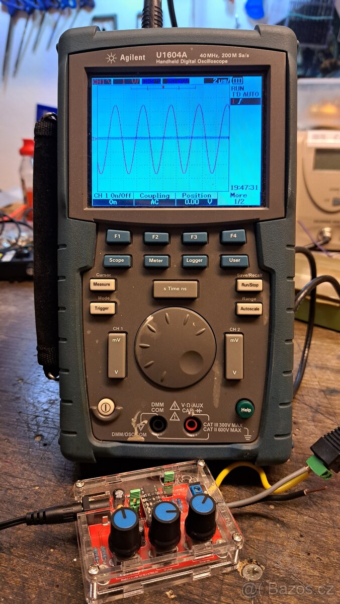 Agilent (Keysight) U1604A 40MHz, 2 kanálový digi osciloskop