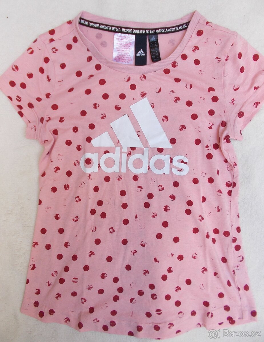Pěkné dívčí tričko Adidas vel. 152