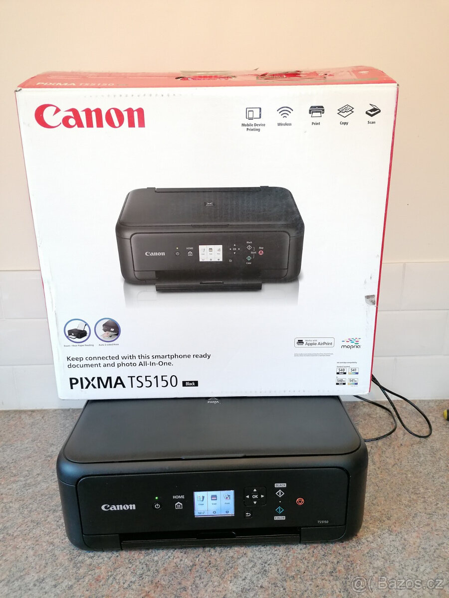 Tiskárna multifunkční Canon PIXMA TS5150, jako nová, záruka