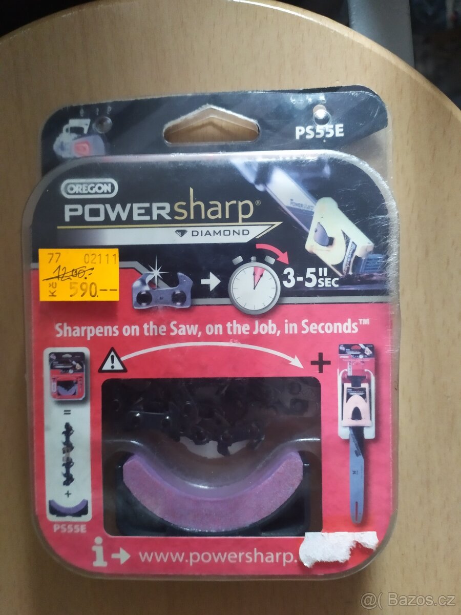 Pilový řetěz + brusný kámen Powersharp 55E Oregon PS55E