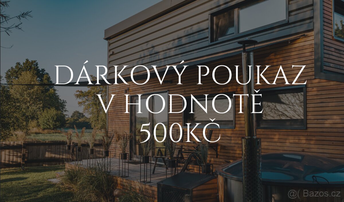 Dárkový poukaz v hodnotě 500,- na ubytování