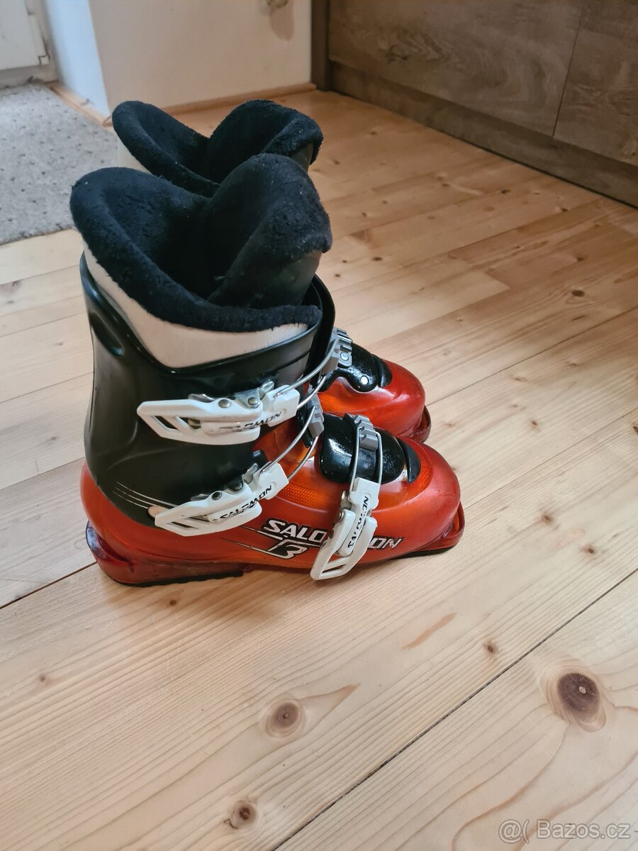 Dětské lyžáky Salomon T3 vel. 23