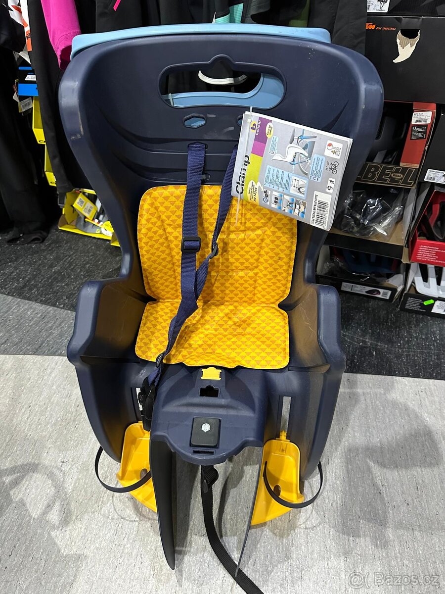 Dětská sedačka na kolo, tmavě modrá