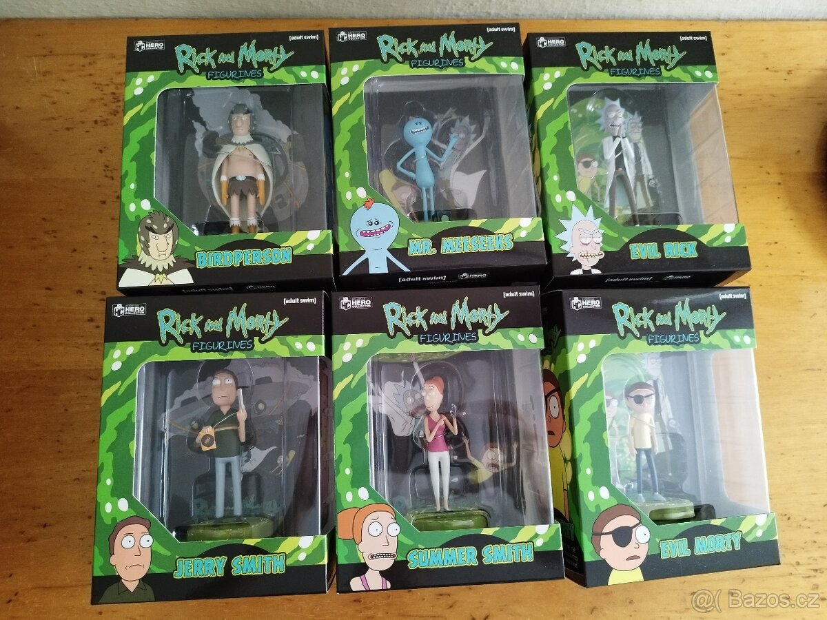Rick a Morty figurky a merch
