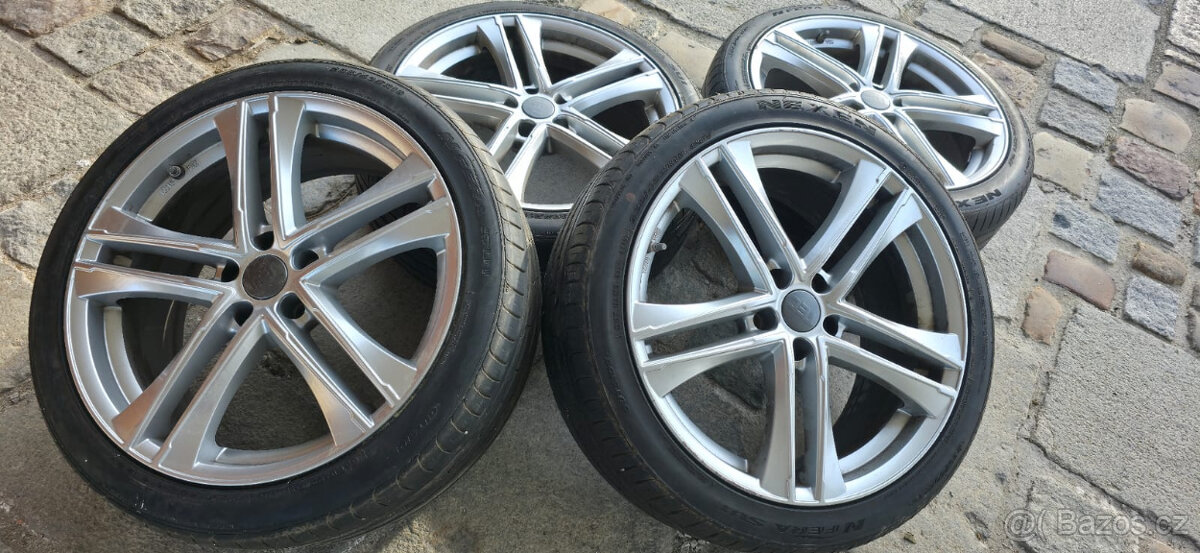 ALU Kola 19" Ford s 8Jx19H2, 5x108 včetně čidel tlaku