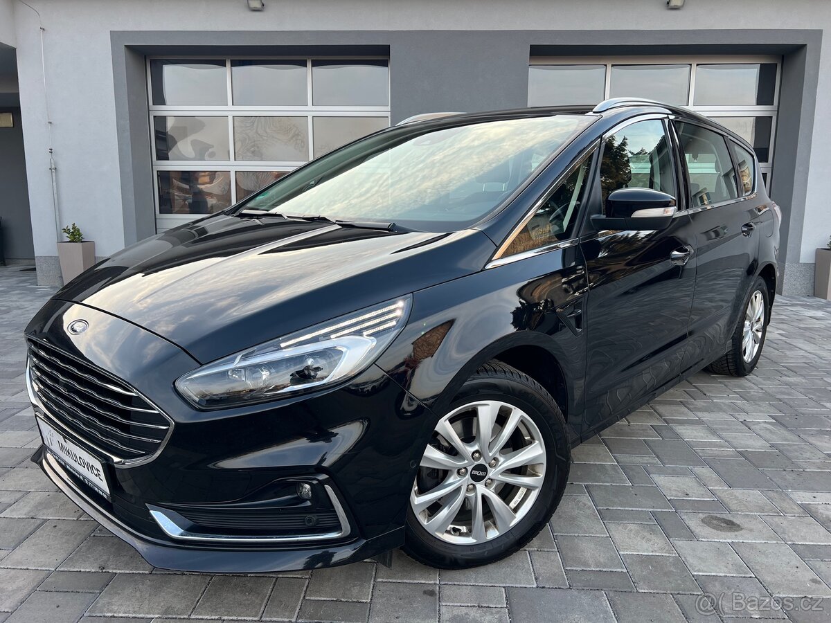 Ford S-MAX Titanium+ 110kW 8AT FullLed Tažné Kamera 360 2021