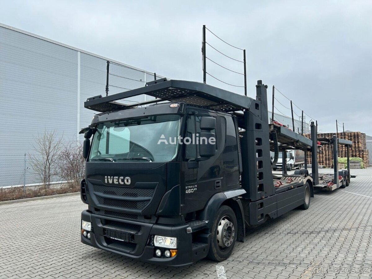 Iveco Stralis, 460 + přívěs autotransportér