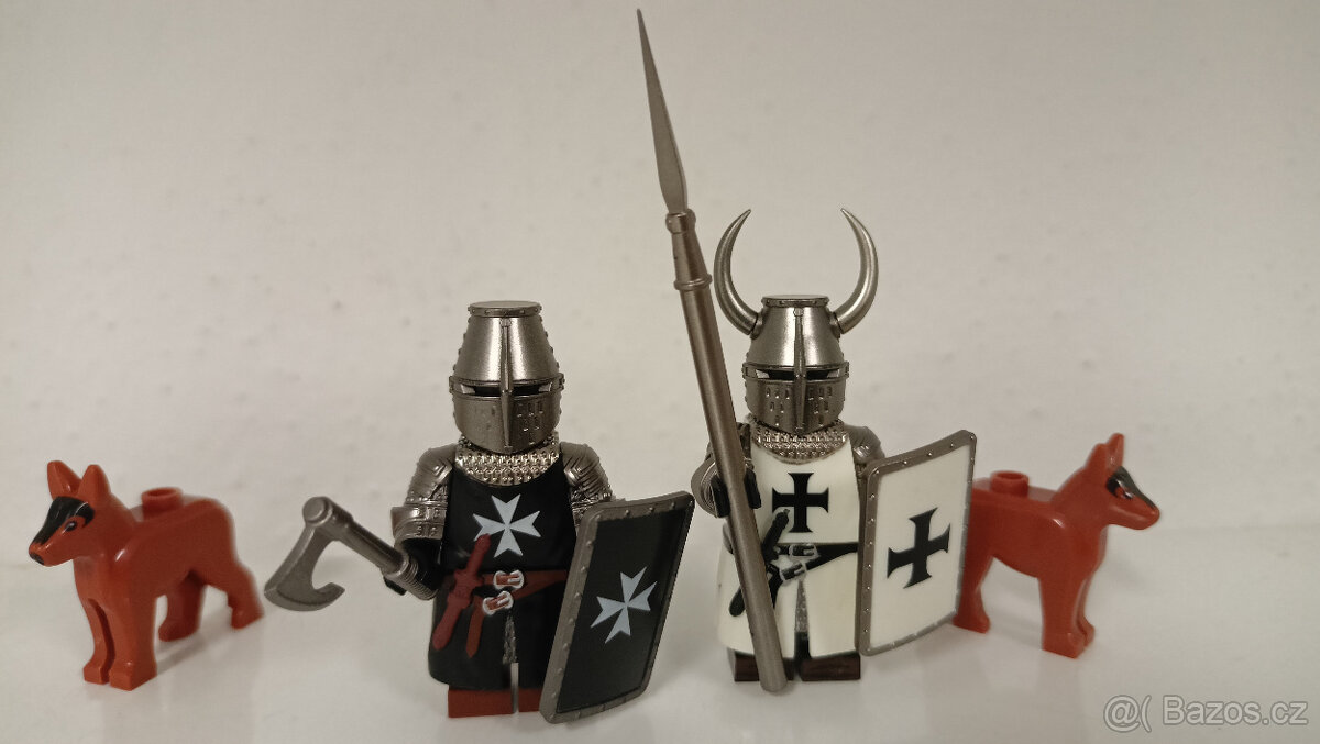 Luxusní rytíř se psem 2x k Lego III.(7x figurka)