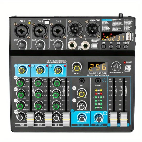 Profesionální audio mix Digitální FX 256-bit