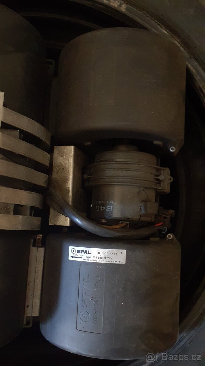 Ohřívač / dmychadlo / ventilátor 24V Bova