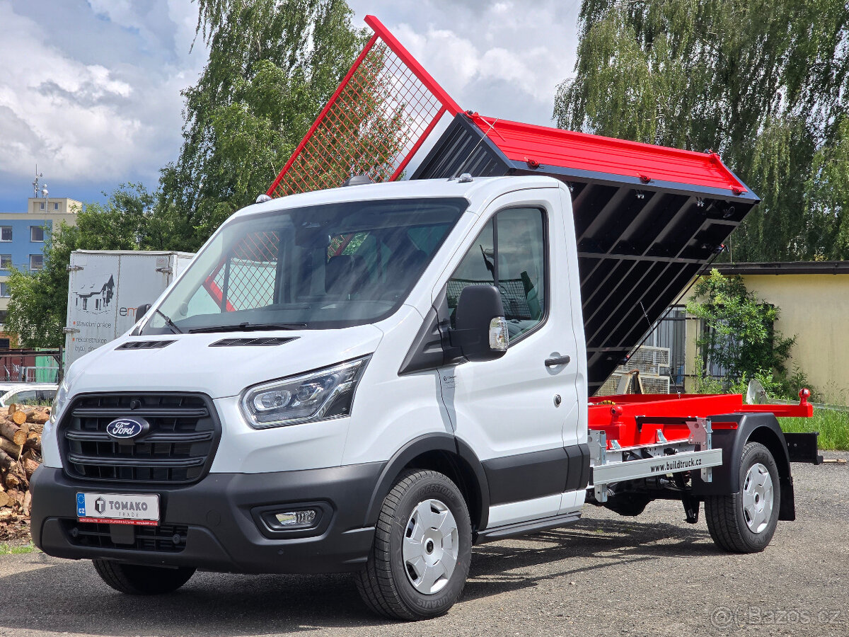 Ford Transit sklápěč • nový • 165k • 4x4 • česká nástavba