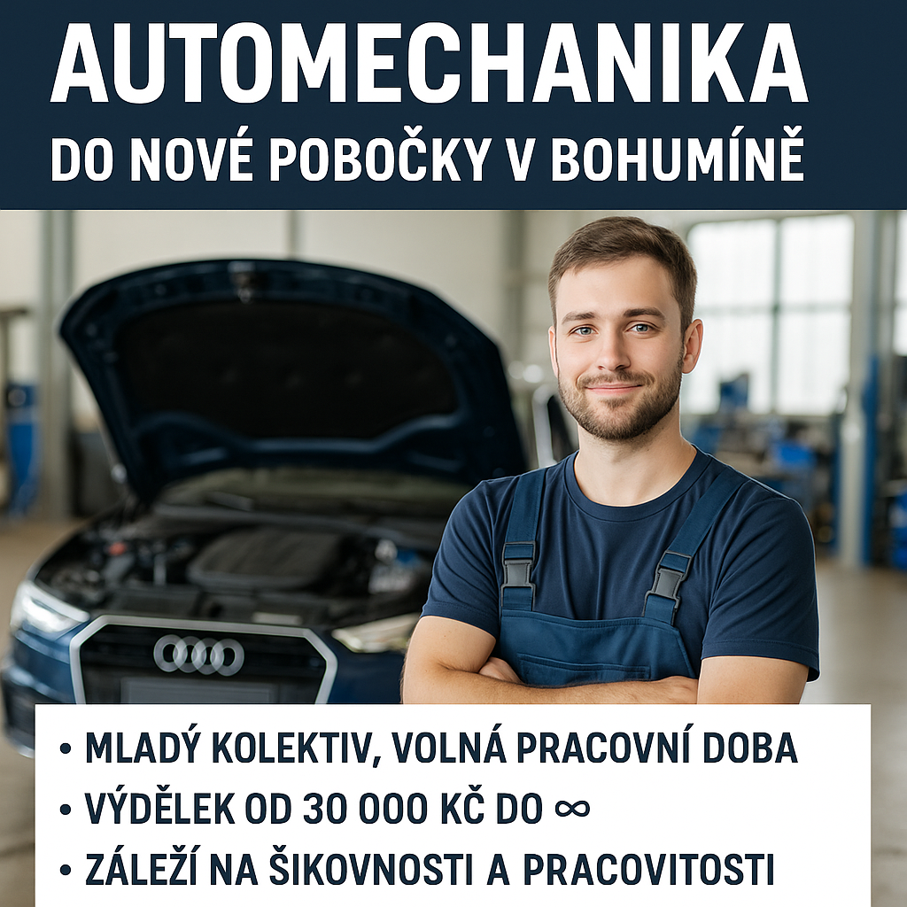🧰 Hledáme Automechanika do nové pobočky v Bohumíně