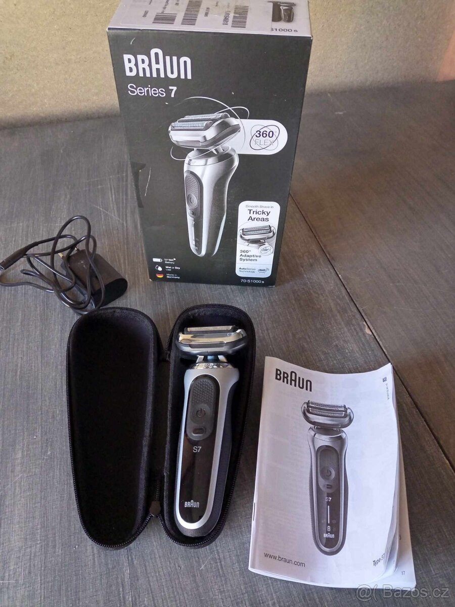 holicí strojek Braun Series 7 Silver