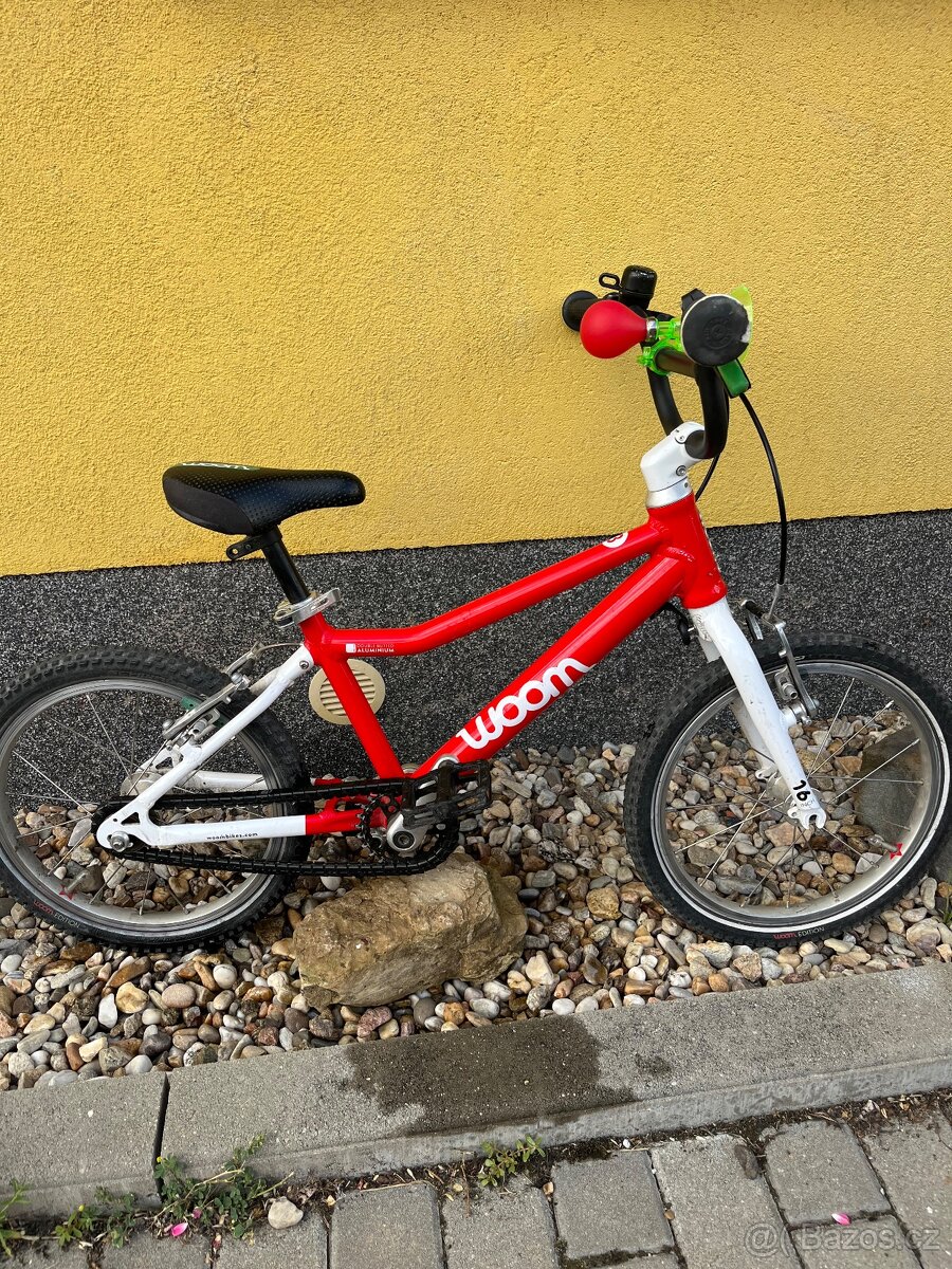 Woom 3 dětské nejlehčí kolo 16’´