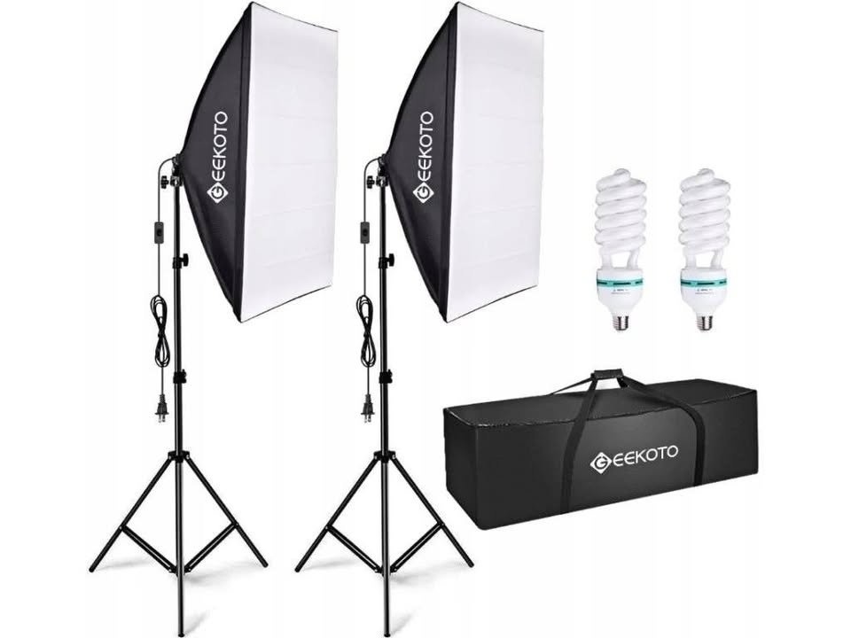 Softbox - osvětlovací sada (2ks) pro foto studio. Nový