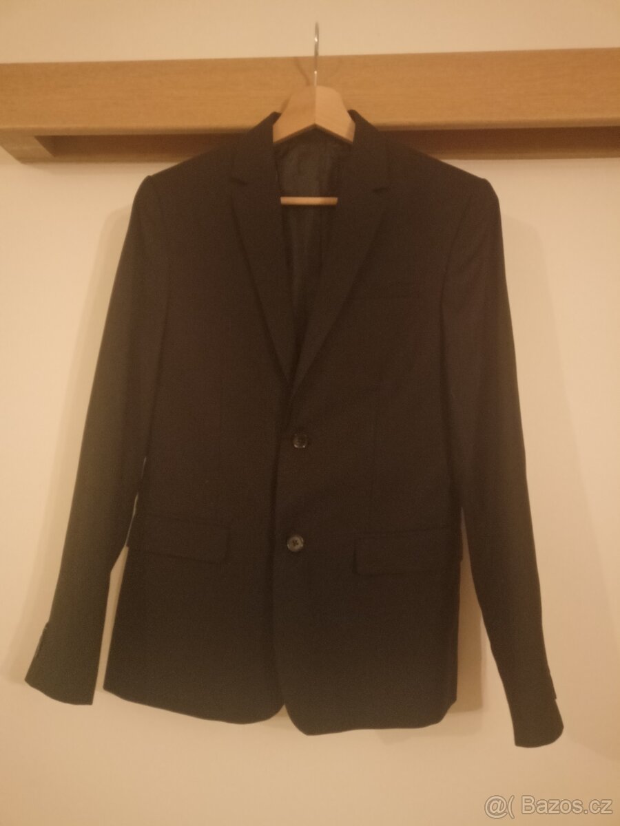Společenský oblek 168 cm /max 172 cm- černý