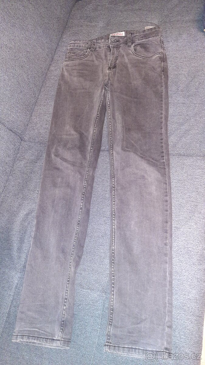 JOGER DŽÍNY, RIFLE, elastické, super, vel. 170
