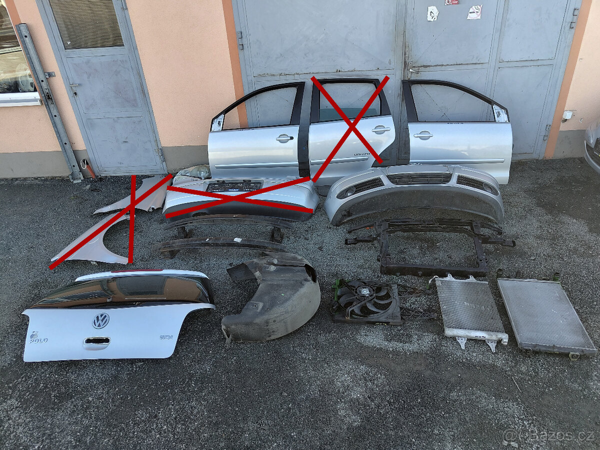 Karosářské díly Polo 9N (05-09)