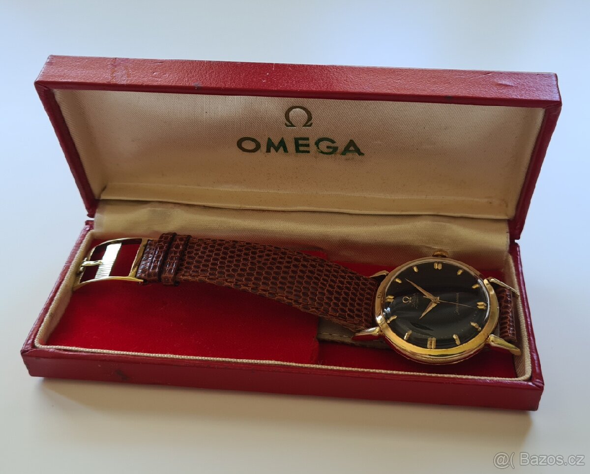 Omega Seamaster Automatic 14K zlaté pánské náramkové hodinky