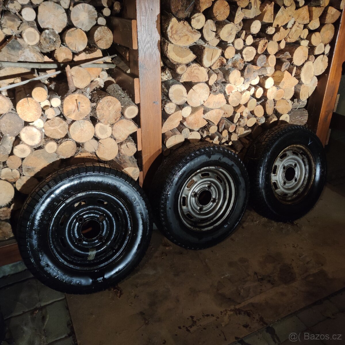 Plechová kola R13 3ks
