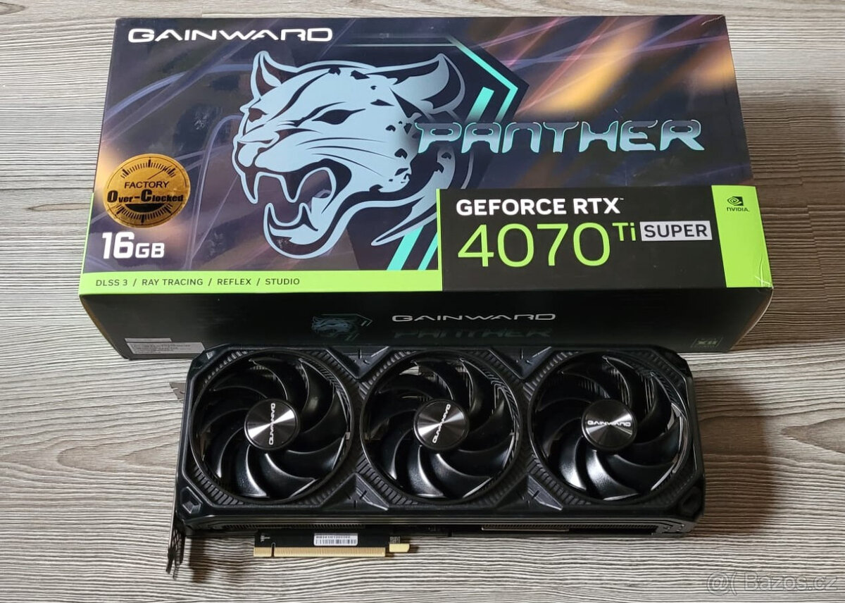 Grafická karta GAINWARD GeForce RTX 4070 Ti SUPER Panther OC