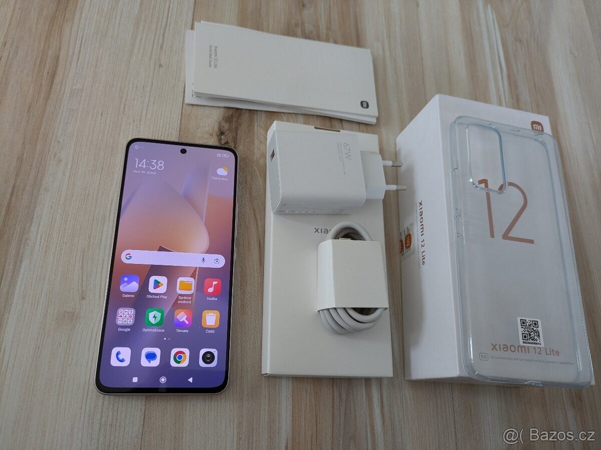 Xiaomi 12 Lite- 6GB+2GB RAM/128GB ROM/ Pink/ Záruka