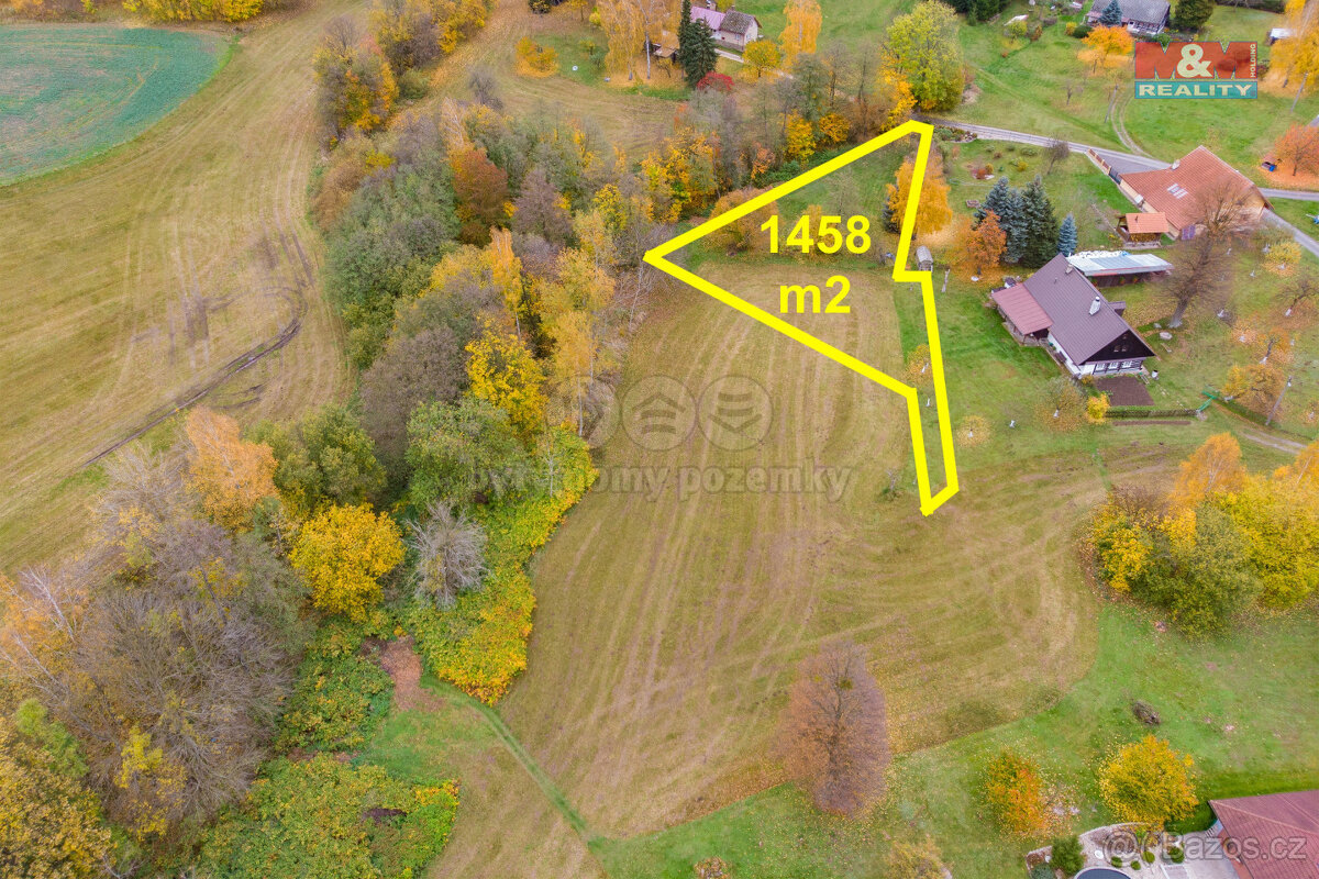 Prodej louky, 1458 m², Liberk