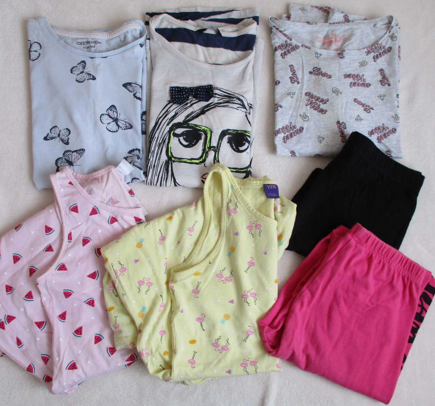 Dívčí jarní/letní oblečení set 152/158