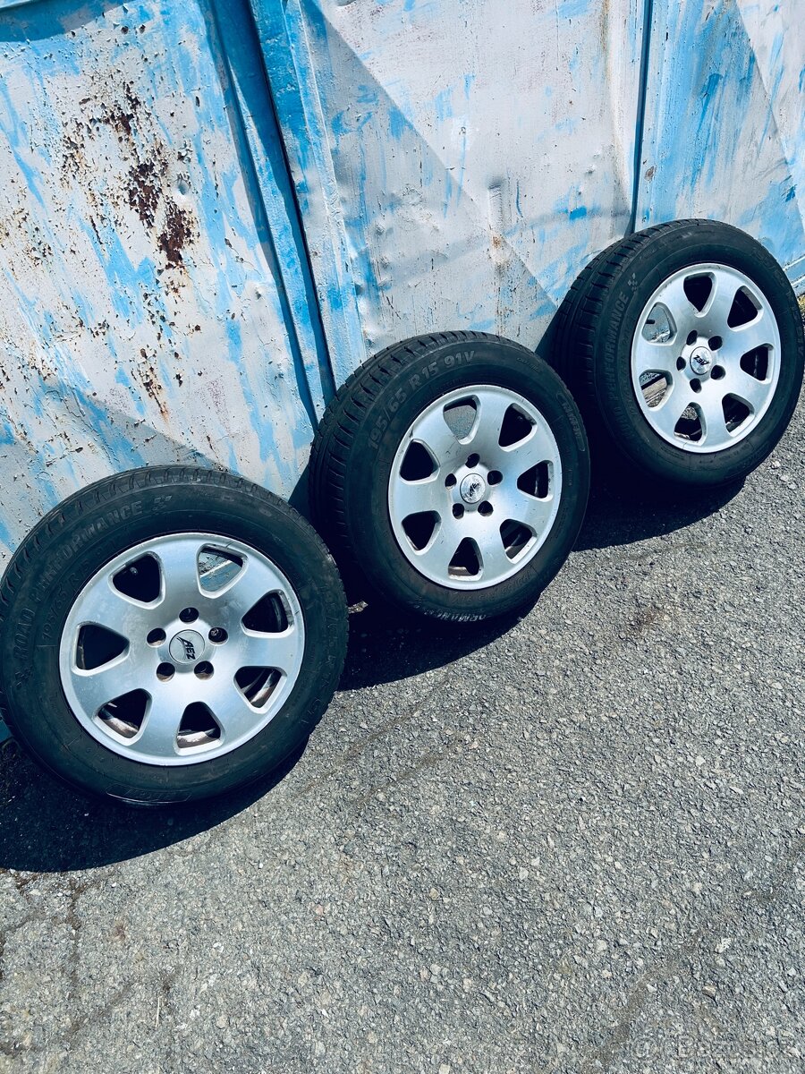 ALU kola s letníma pneumatikami