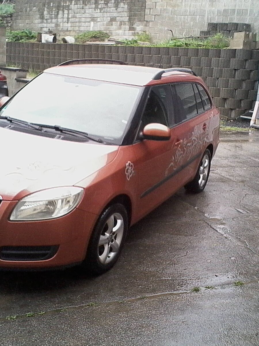 skoda fabia combi 1.4,63,kw,r.v.11-09,168000km.