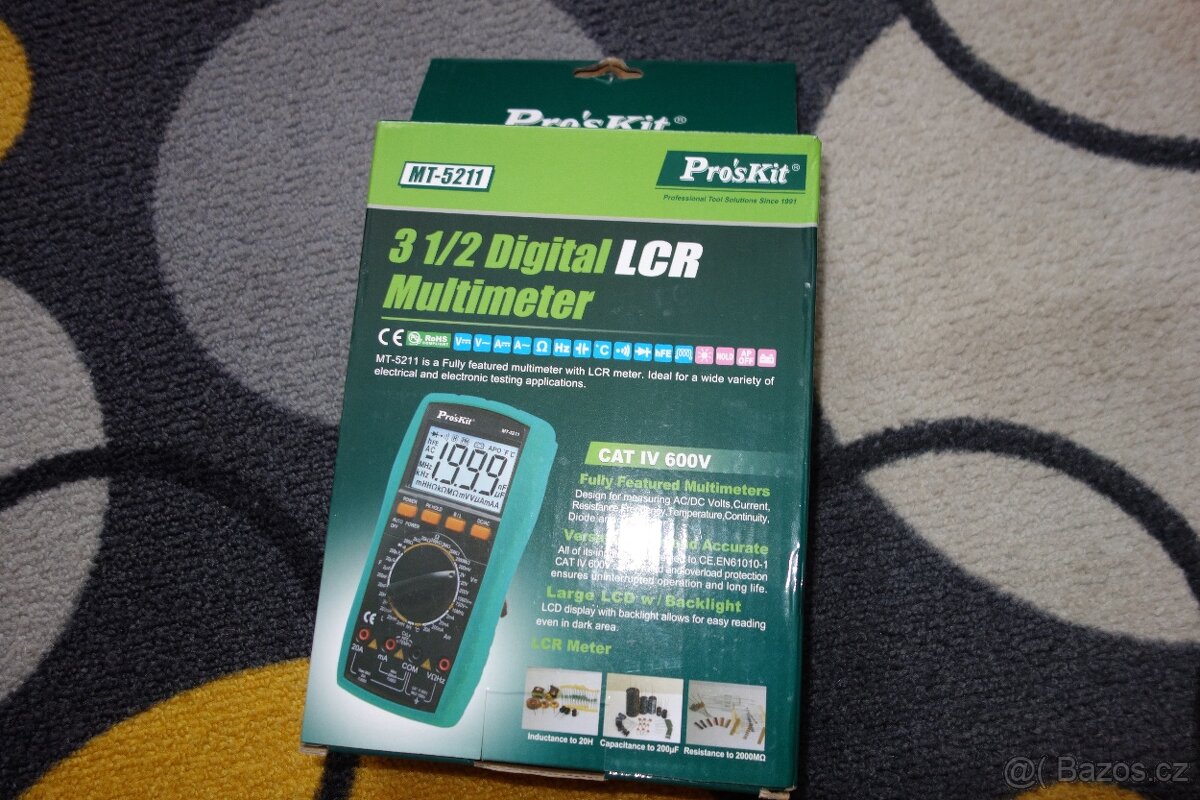 Proskit md-5211 lcr multimetr záruka