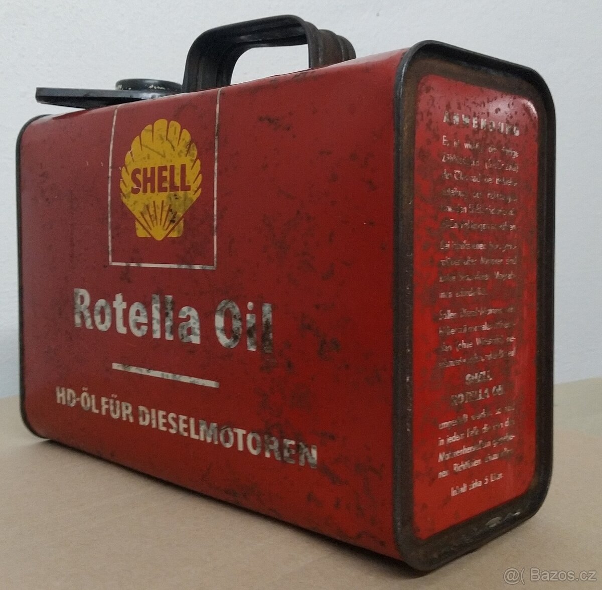 Shell kanystr od oleje. 5 litr