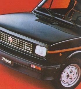 Fiat 127 sport štítek 70HP