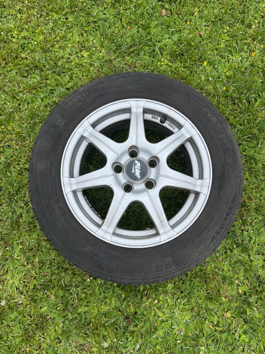 Prodám sadu kol – elektrony + pneu 185/60 R14
