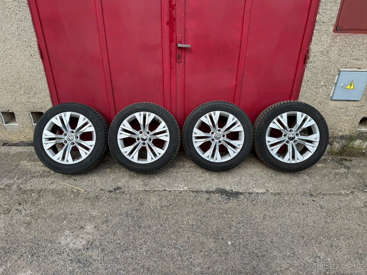 Alu kola STAVANGER R17 5x112 ET38 + ZIMNÍ PNEU Passat