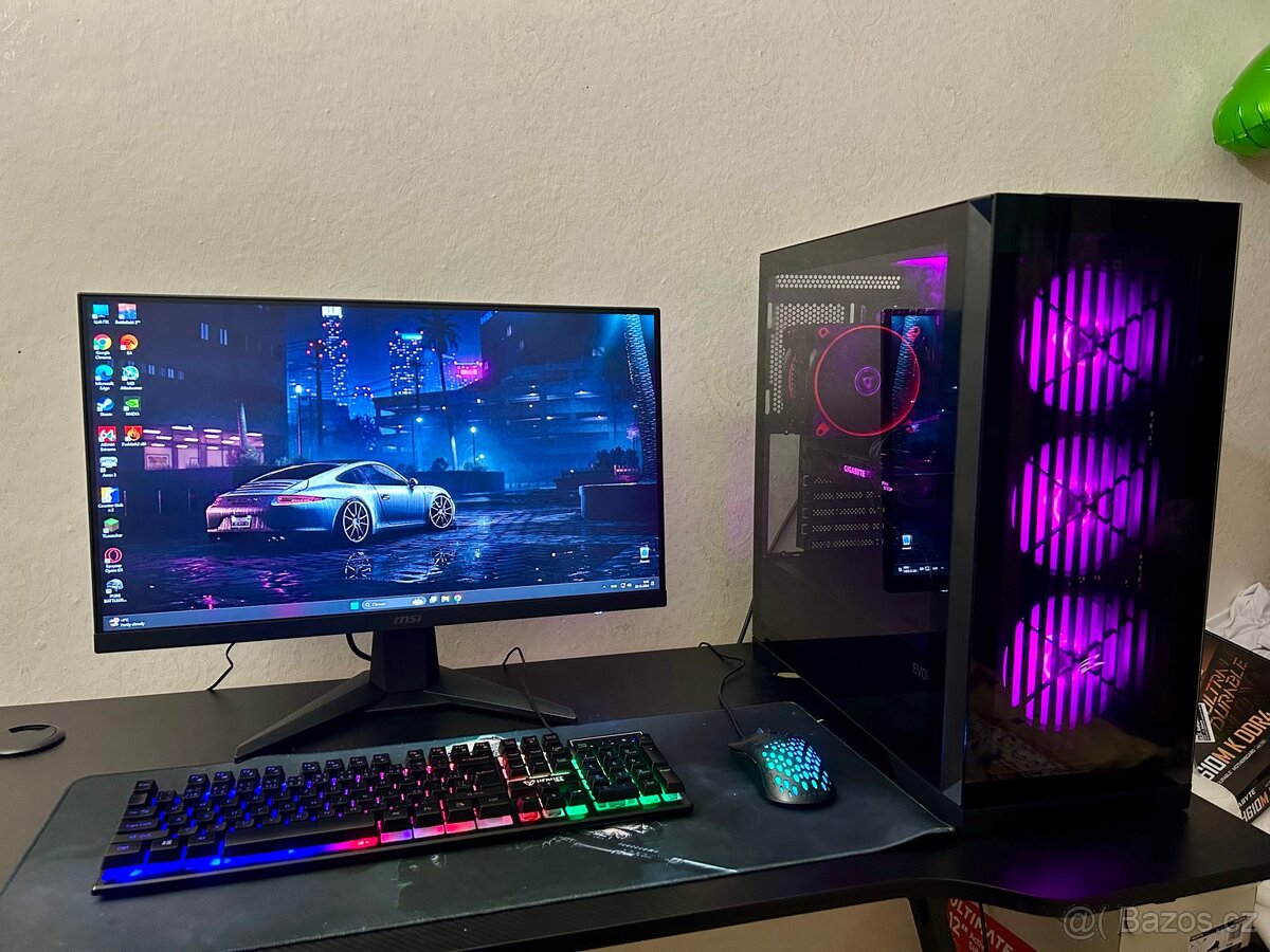 Herní počítač – Intel i5-13400F, 32GB RAM, GTX 1070ti