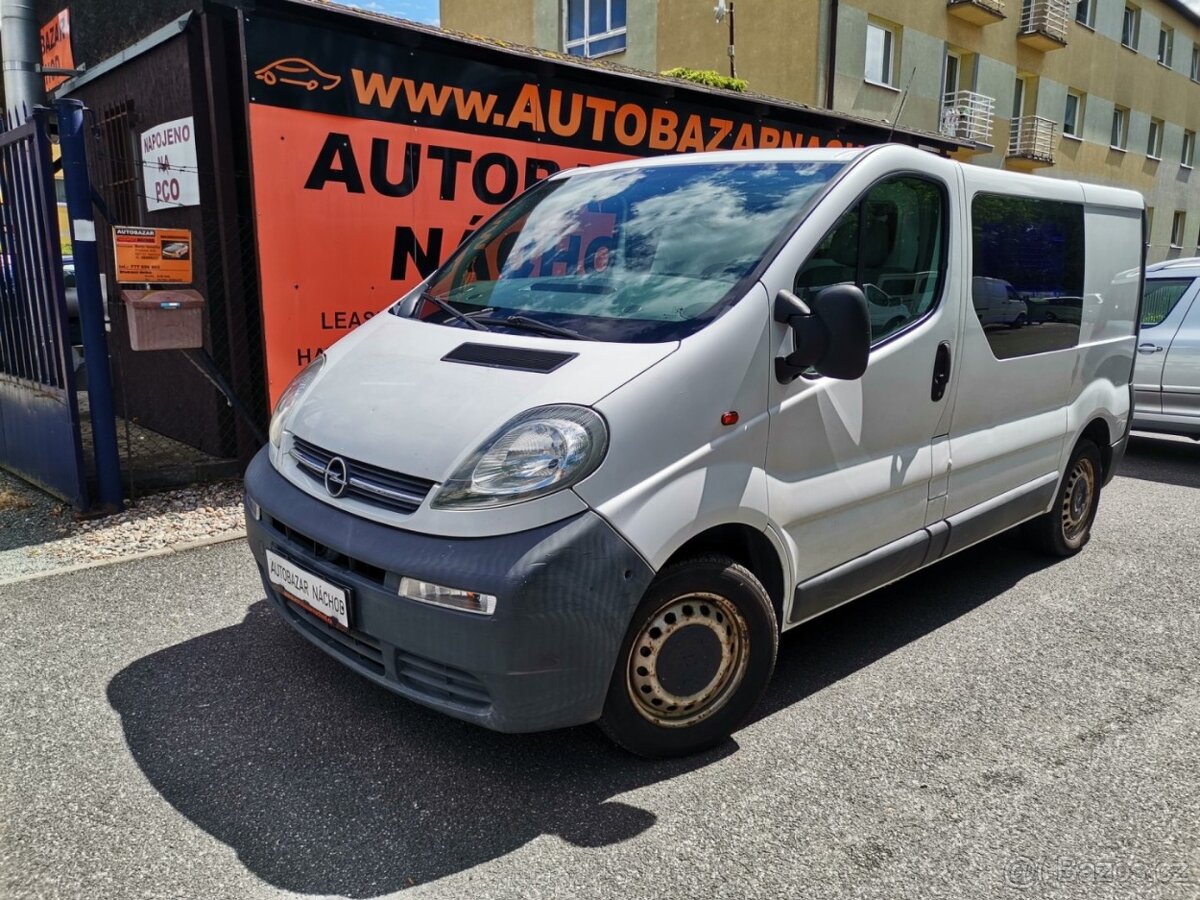 Opel Vivaro 1.9CDTi 74kw 3 místa Van L1