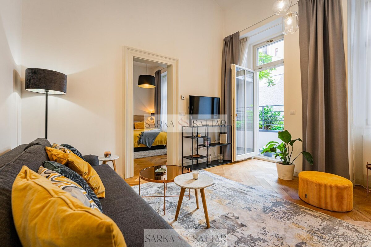 Pronájem plně vybaveného bytu 2+kk 52m2 s terasou 27m2 v žád