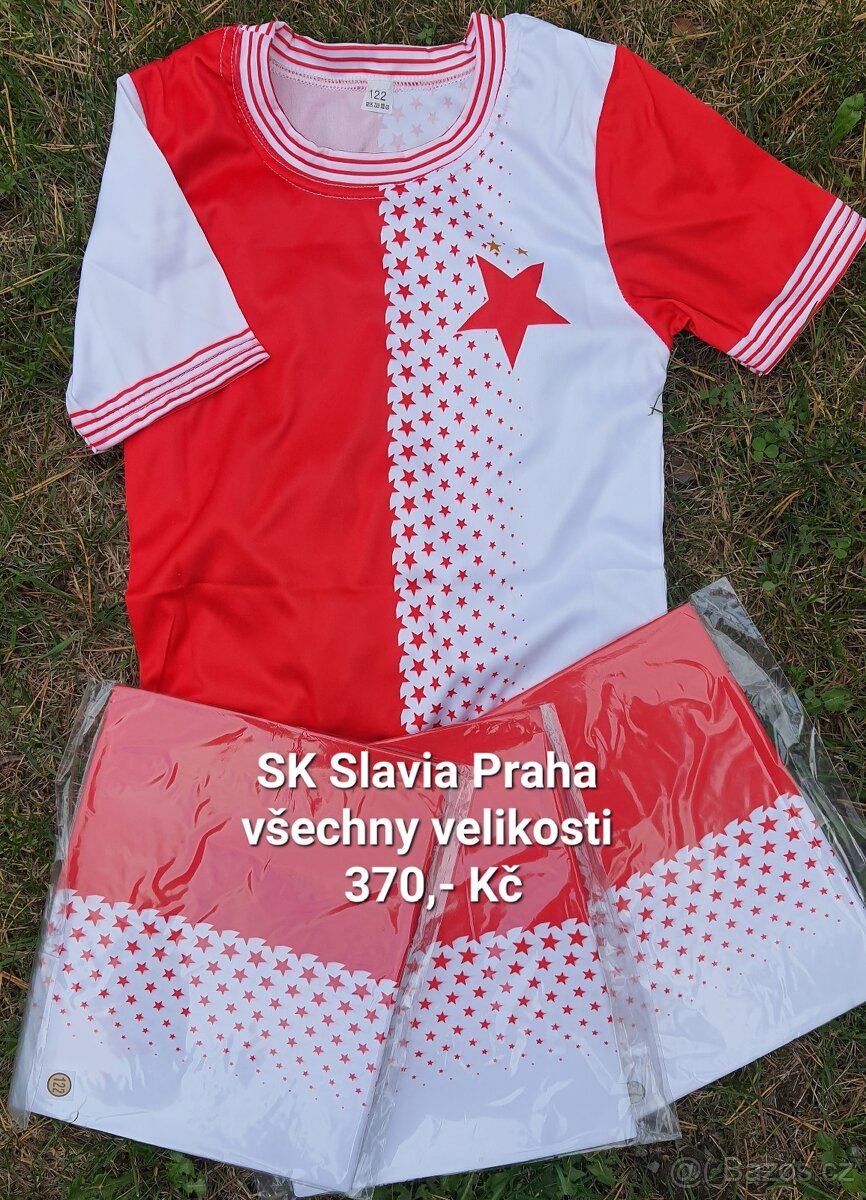Nové dresy SK SLAVIA PRAHA velké i dětské