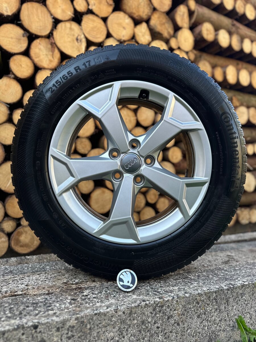 Alu kola 5x112 r17 s pneu (q3s)