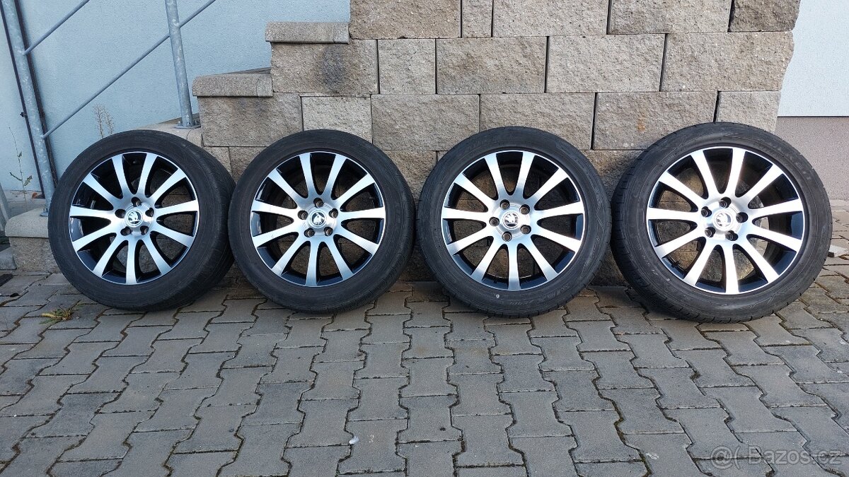 Alu kola 5x112 r17 originál Škoda Yeti