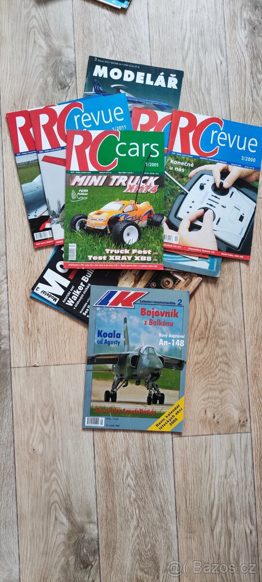 Časopis Modelář, Aero Hobby, RC revue, RC cars, Letectví