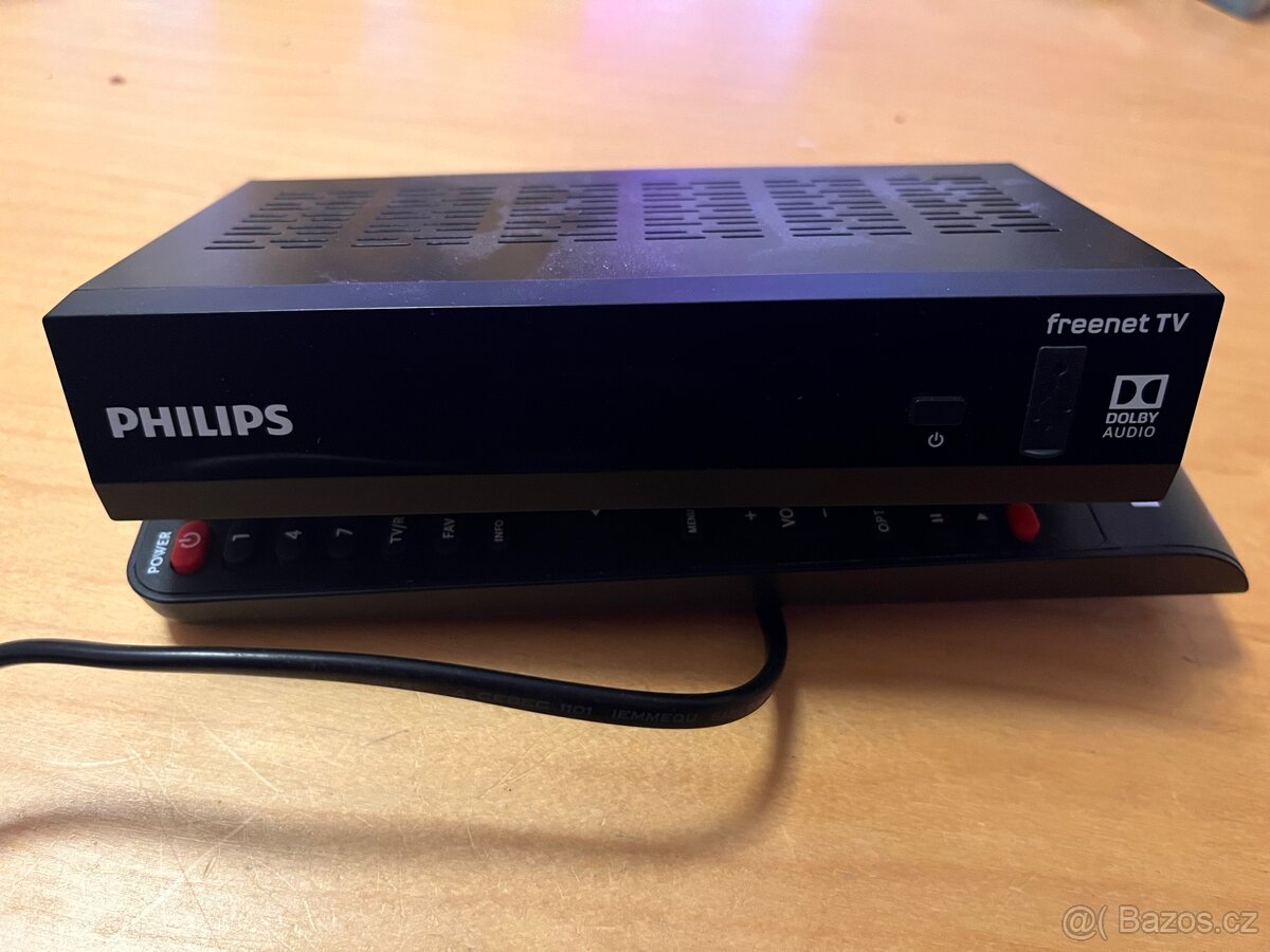 Set-top-box DVB-T2 Philips DTR3502B - jako nový