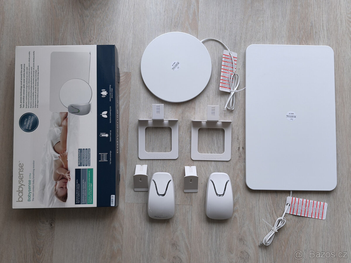 Monitor dechu Babysense 2 Pro, záruka do 11/2026, 2 jednotky