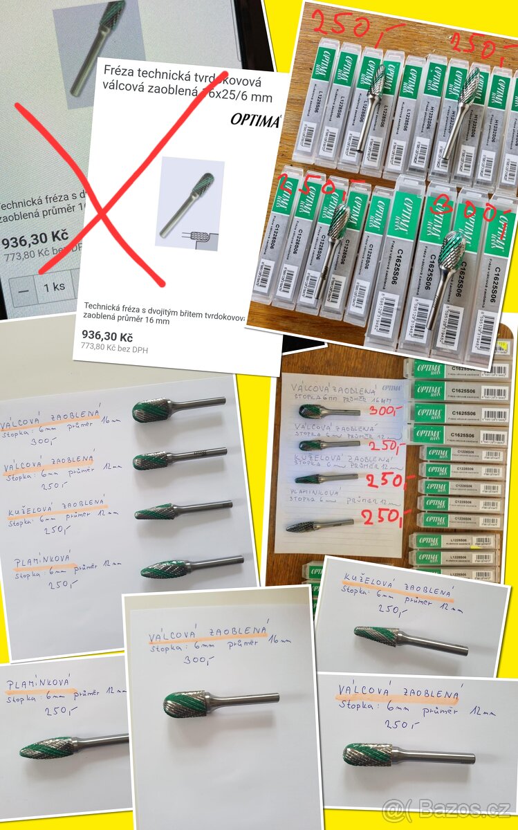 Kvalitní technické frézy