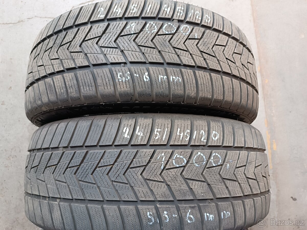 245/45/20 zimní 2 kusy . Levně.