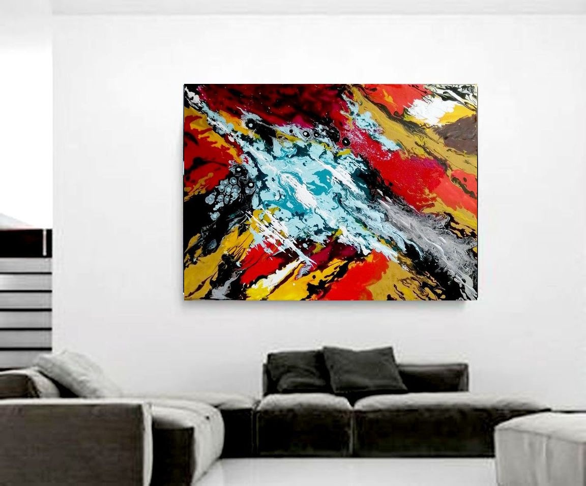 Abstraktní obraz 75x55cm